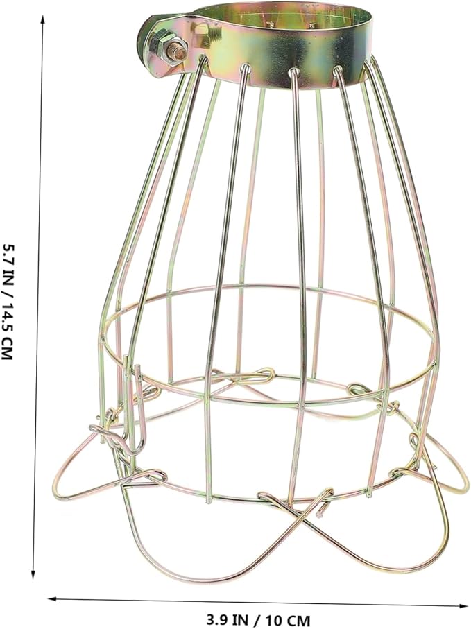 TOYANDONA Reptile Lamp Shade Bulb Guard for Pet Cages Scalding Design Durable Protection Easy Installation Compatible with Boxes Tanks Crawler Box Lampshade