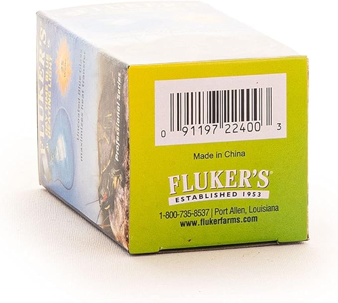 Fluker's Reptile Incandescent Blue Daylight Bulb for Reptiles and Amphibians, 25 Watt (Pack of 2)