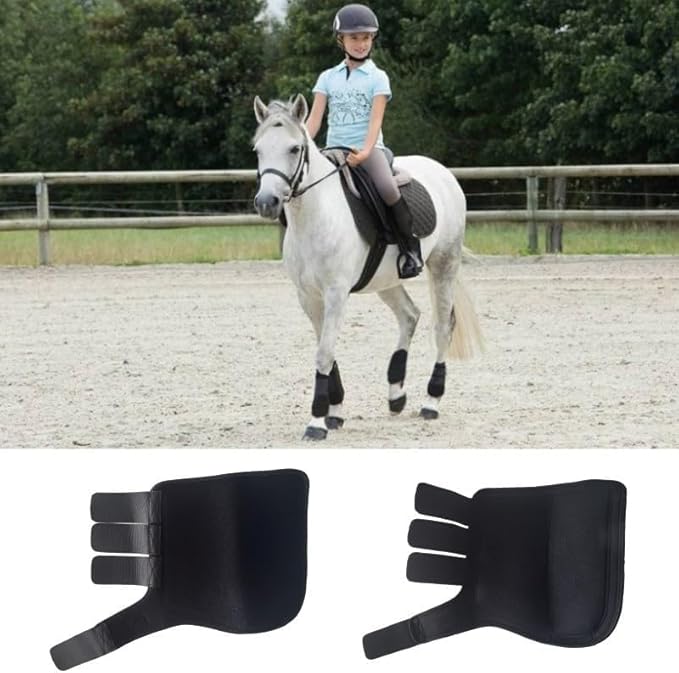 4X Horse Boots Leg Wraps Protector Front Hind Legs Guard Neoprene Horse Support Legs Protection Gears for Equestrian Accessories