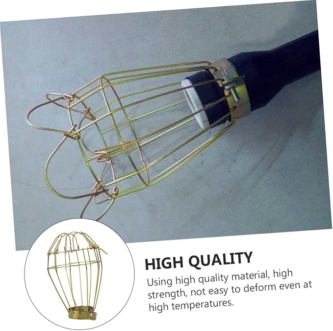 HANABASS 3pcs Reptile Heating Lamp Protector Iron Mesh Net Lampshade for Pet Supplies Easy to Install and Suitable for Tortoise and Other Animals