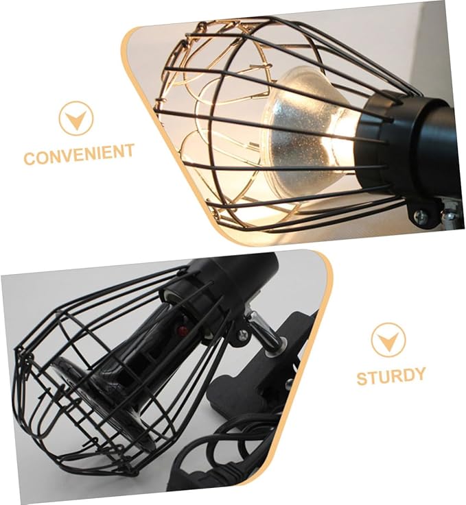 OUNONA 5sets 2pcs Box Reptile Lamp Dome Mesh Cover Insulation Shade for Reptile Tank Heat Lamp Protector Safe Convenient 2pcs*5