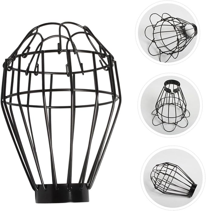 MAGICLULU 8pcs Reptile Heating Lamp Scald Shade Cover Protective Mesh for Reptile Habitats Efficient Heat Dissipation Safe for Bearded Dragons and Lizards