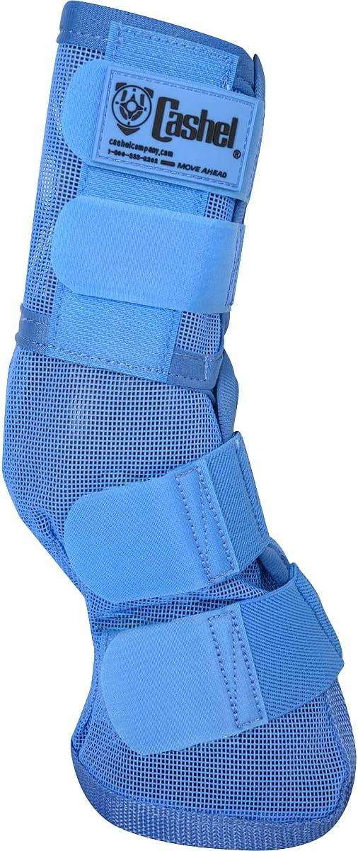 Cashel Crusader Horse Fly Leg Guards Warmblood Blue