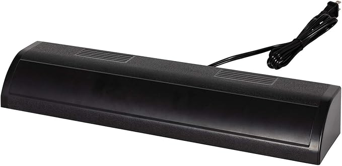 REPTI ZOO Reptile Terrarium Hood Tropical Desert T8 Strip Light Fixture for Use with One 18 Inch UVB Light Bulb 15 Watt(Not Include), ETL Certified