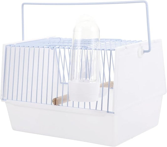 1set Portable Bird Carrier Cage Handle Lightweight Pet Travel Cage for Birds for Parrots and Parakeets Outdoor Activities and Trips Easy to Carry