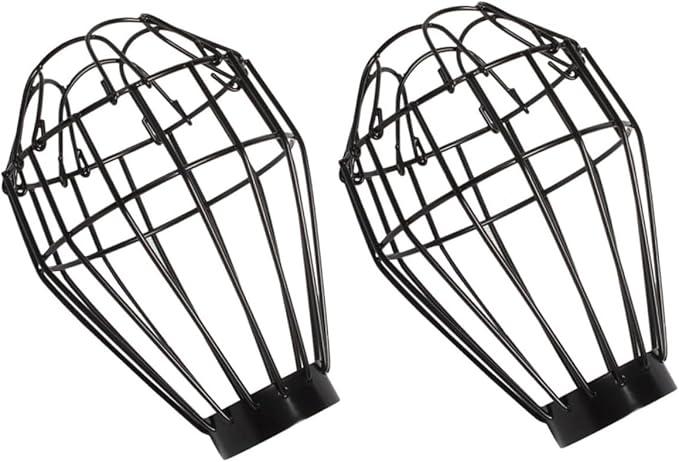 SOLUSTRE 6pcs Reptile Heat Lamp Cover Insulation Shade Light Net for Reptile Tanks -scalding Design Easy Installation Safe Habitat Accessory