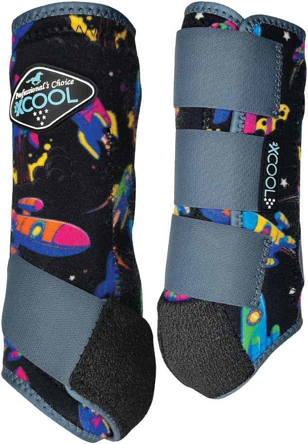 Professional's Choice 2XCOOL Sports Medicine Horse Boots | Protective & Breathable Design for Ultimate Comfort & Durability in Active Horses | Value 4 Pack
