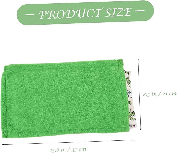 Milisten Reptile Sleeping Bag Warm Lizard Pillow Hideout Mat for Bearded Dragon