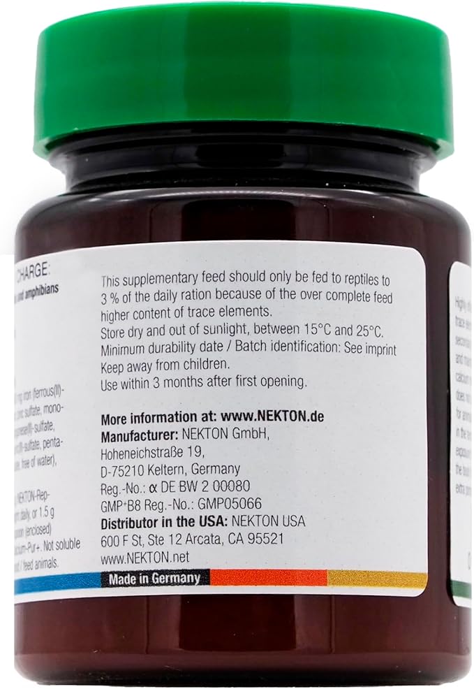 Nekton-Rep Calcium-Pur Pure Calcium for Reptiles and Amphibians,35g (1.24oz)