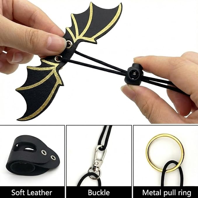 Bearded Dragon Carrier Sling & Leash Harness Set, Adjustable Flannel Lizard Travel Bag & Bat Wing Leash with 3 Size Pads, Reptile Outdoor Walking Accessories for Geckos (Black)