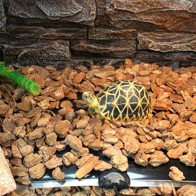 Reptile Heating Pad with Temperature Adjustment, 110V Non-Adhesive Heat Mat for Reptiles Tortoise Snakes Lizard Gecko Hermit Crab Turtle Amphibians - 7W Terrarium Heat Pad