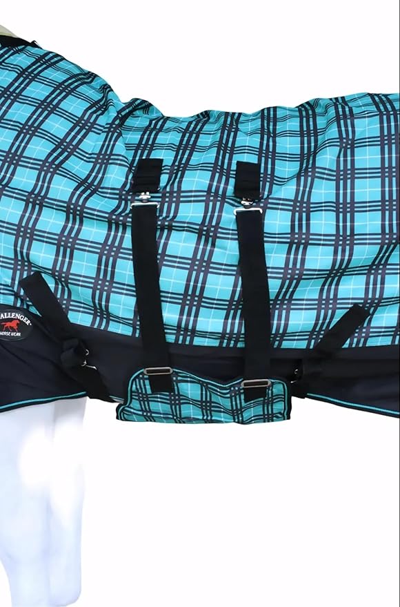 64" 1200D Turnout Waterproof Rain Horse Sheet Light Winter Blanket 389B