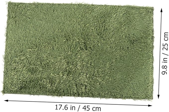 KESYOO Fake Lawn Mat for Reptiles Washable Pet Carpet Suitable for Snakes Turtles Lizards Moisture Retaining Unique Design for Terrariums
