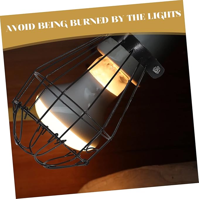 Yardwe Turtle Tank Accessories Reptile Tank Lampshade Cover Heat Dissipation Mesh Lamp Protective Cover