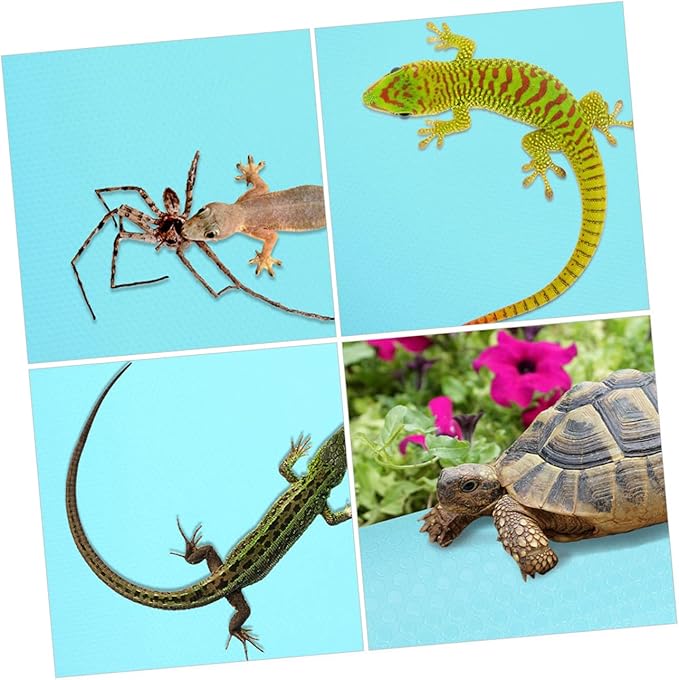 UKCOCO Large Reptile Carpet for Bearded Dragons Leopard Geckos Snakes Turtles Non-Adhesive Terrarium Bedding Substrate for Reptile Tanks and Habitats