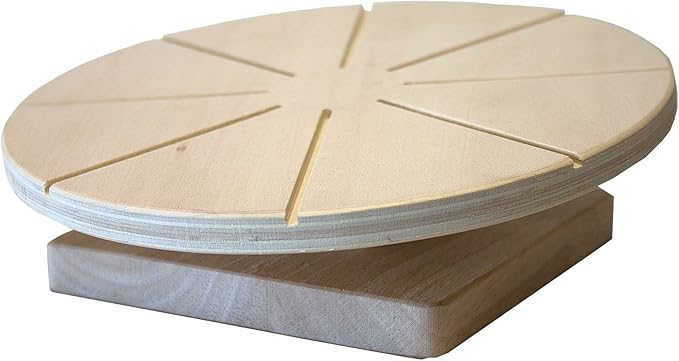 Living World Green Wooden Running Disc for Hamster/Mice/Gerbils