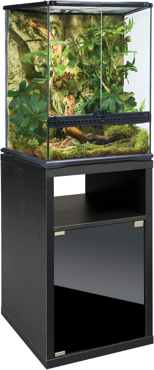 Exo Terra Terrarium Cabinet, Small - Reptile and Amphibian Terrarium Stand - Measures 17.88 W x 17.88 D x 27.75 H Inches