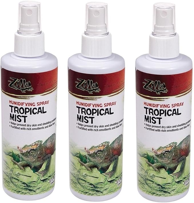 Zilla Tropical Mist Humidifying Spray 8oz (3 Pack)