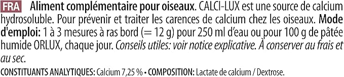 Versele Laga Orophama Calci-Lux Bird Vitamin 500g