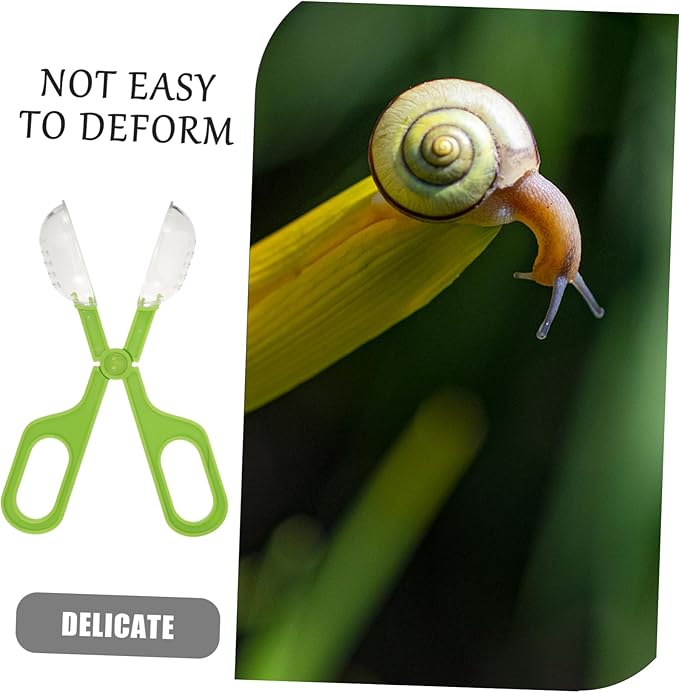 YARNOW Aquarium Cleaning Clip Reptile Feeding Tool Plastic Scoop for Terrarium Maintenance