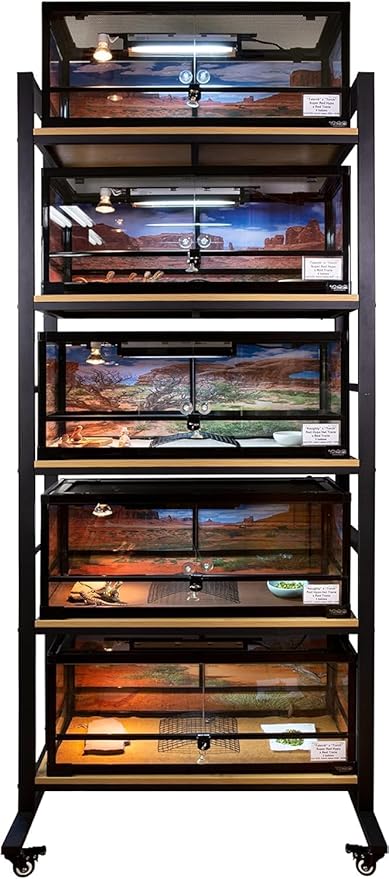 Carolina Custom Cages, 30Lx12Wx12H Medium-Plus Terrarium; Easy Assembly