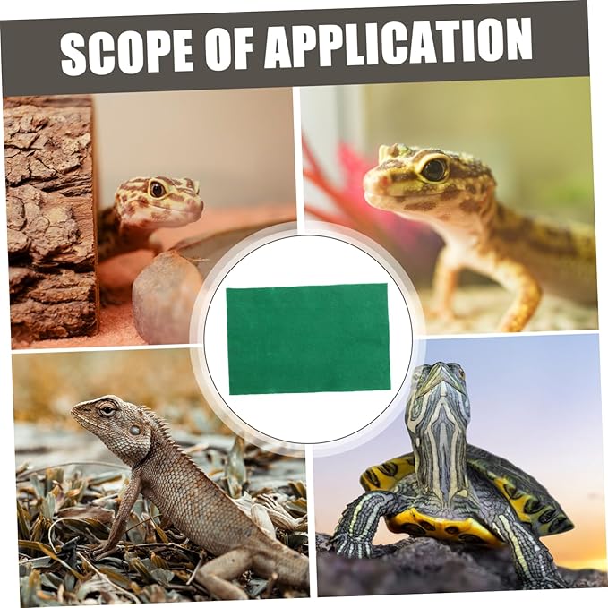 BESPORTBLE Reptile Cushion for Tortoises Lizards Spiders Durable Pet Sleeping Pad for Climbing Warmth Winter Reptile Mat for Terrarium Use