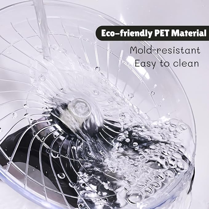 Hermit Crab Running Wheel Toy, Hamster Exercise Wheel, Small Animal Cage & Tank Accessory for Hermit Crabs, Hamsters, Rats, Gerbils, for Active Play and Exercise