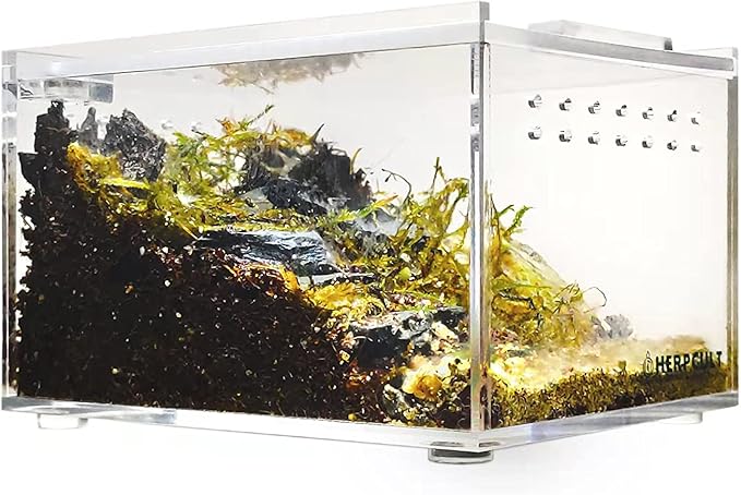 Herpcult Magnetic Acrylic Mini-Flat Enclosure 3 x 4 x 2.5