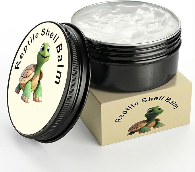 Tortoise Shell Conditioner Balm for Turtle Shell Care – Moisturizer Treatment for Dry Shell, Land Reptile Hydration Cream 2 oz