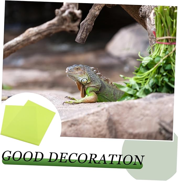 Reptile Terrarium Pad Fit Non-Abrasive EVA Carpet Mat for Bearded Dragon Tank Flooring Soft Cage Liner for Lizard Bedding and Reptile Hides Easy-Maintain