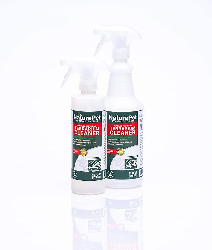 NaturePet Reptile & Amphibian Terrarium Cleaner (16oz Spray Bottle)