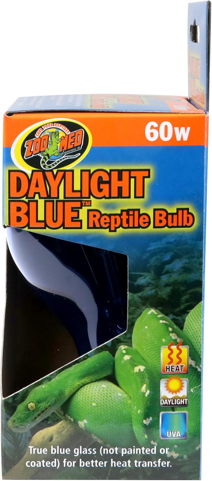 Zoo Med Daylight Blue Reptile Bulb [Set of 2] Watt: 60 Watts