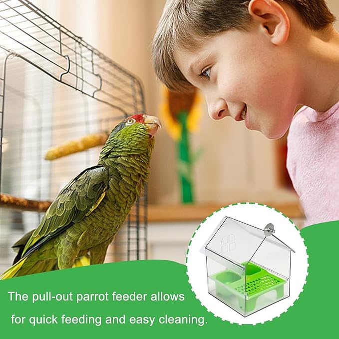 Genérico Hummingbirds, Backyard Birds with Water and Food Container for Small Birds, Abdominal Design Provides a Feeding Station and Bath for Small Birds