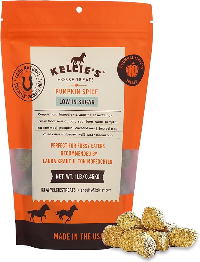 Horses Treats - Low Sugar, Starch, and Carbohydrates | Healthy Treats for Horse Supports Superior Digestion 1 Pound (Pack of 1)