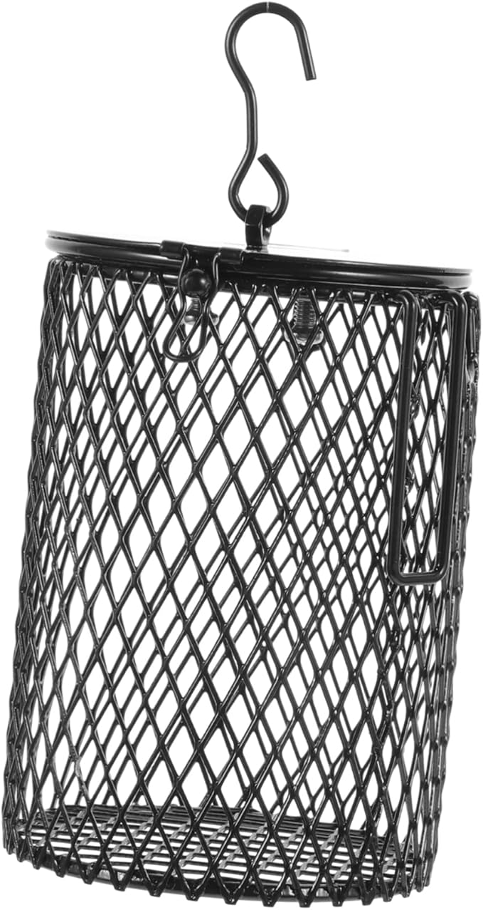 Yardwe Lamp Mesh Cover for Reptile Heating Lights Protective Scald Shield for Reptile Cages Ceramic Bulb Shade for Lizards Turtles and Birds Small