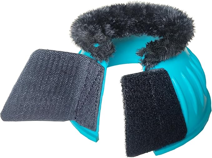Rubber Bell Boots, Durable Bell Boots for Horse – Superior Hoof Protection and Comfort 1 Pair (Teal, X-Large)