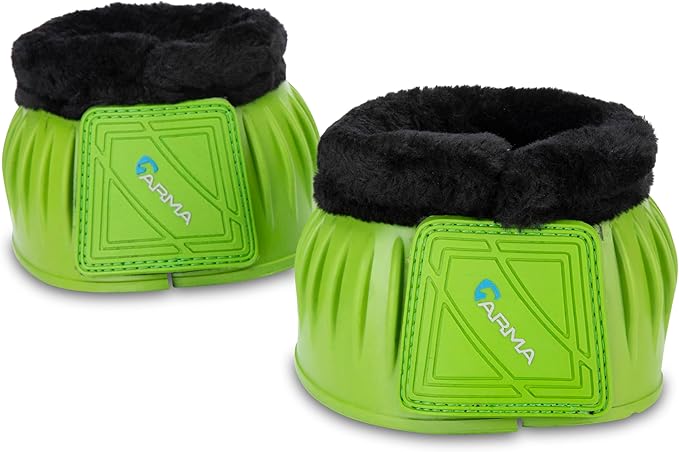 Shires Equestrian Equine Horse Arma Fleece Overreach Bell Boots