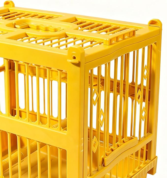 Bird Carrier Travel Cage - Handle Cage for Birds with Standing Perch - Multifunctional Parrot Carrier | for Parrot Parakeet Cockatiel Conure Finch Lovebird Cockatoo Travel Indoor Outdoor Walking