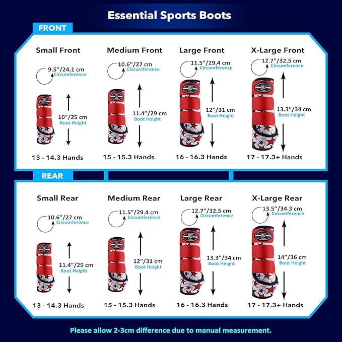 Harrison Howard Horse Sport Medicine Front Shock-Absorbing Boots All-Round Lower Limb Protection & Support Sport Boots Perfect for Endurance Training and Performance Pack of 2 Red Dream Star M