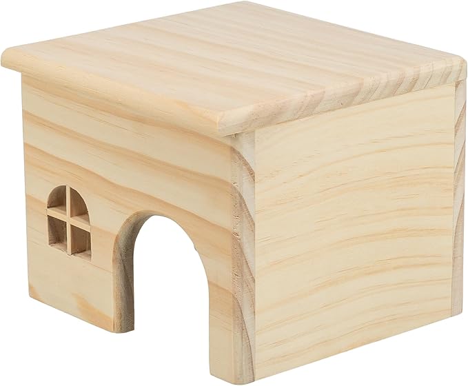 Trixie Wooden House for Hamsters, 15 x 12 x 15 cm