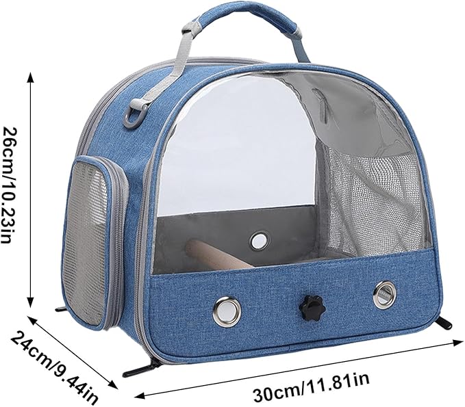 Lightweight Bird Carrier - Bird Backpack Carrier | Small Pet Parrot Bag, Portable Cage, Removable Backpack Travel Cagge for Rabbits Parrots Small Pets Hamsters