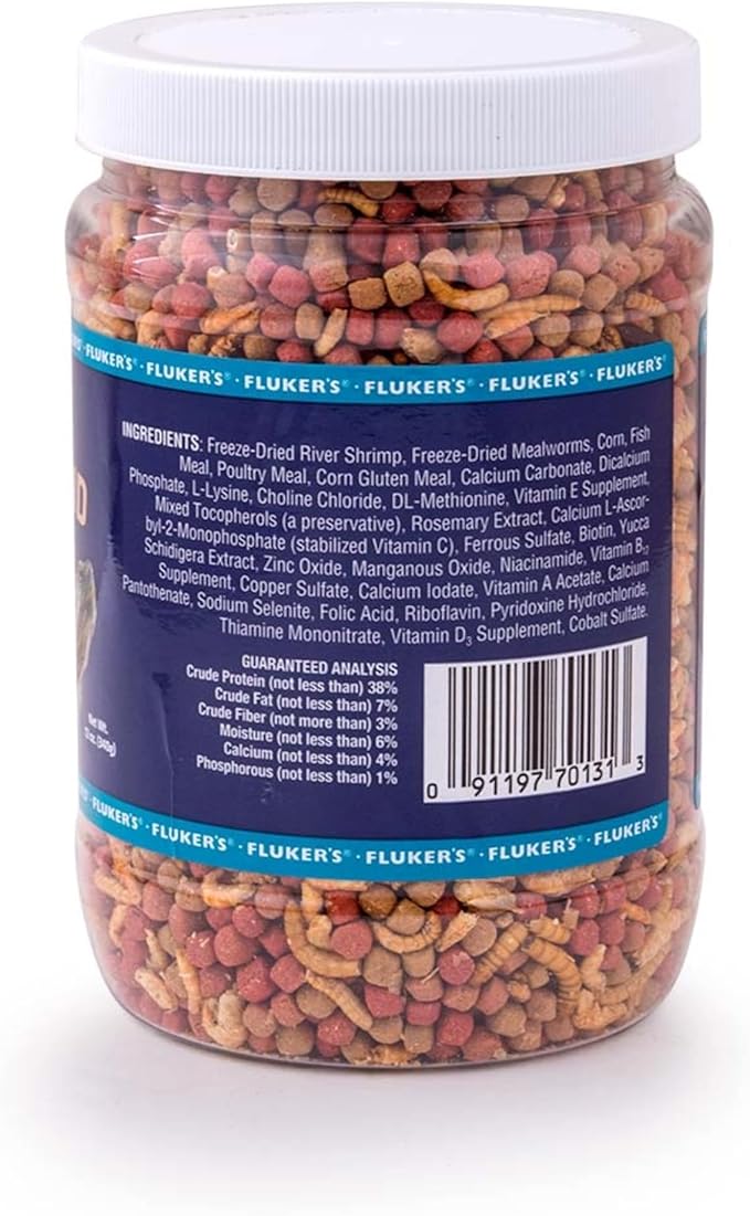 Fluker's 70131 Buffet Blend Aquatic Formula Turtle Food, 12oz (Pack of 2)