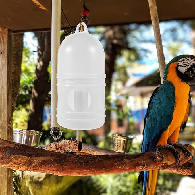 Zerodeko Pigeon Water Dispenser 2-Pack Bird Waterer for Cage Use Automatic Plastic Drinking Feeder for Pigeons Parakeets Doves Easy to Clean and Odorless
