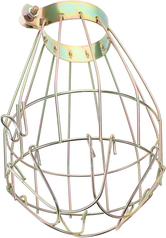 BESPORTBLE 5pcs Box Reptile Lampshade Shell Heat Lamp Shade Clamp Scalding Mesh Cover Easy Install Pet-friendly