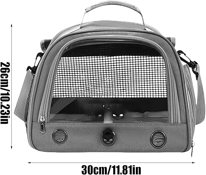 Parrot Travel Bag – Portable Single Shoulder Pet Carrier, Multi-Purpose Bird Bag | Lightweight Comfortable Design for Travel Yard Trips and Temporary Relocation