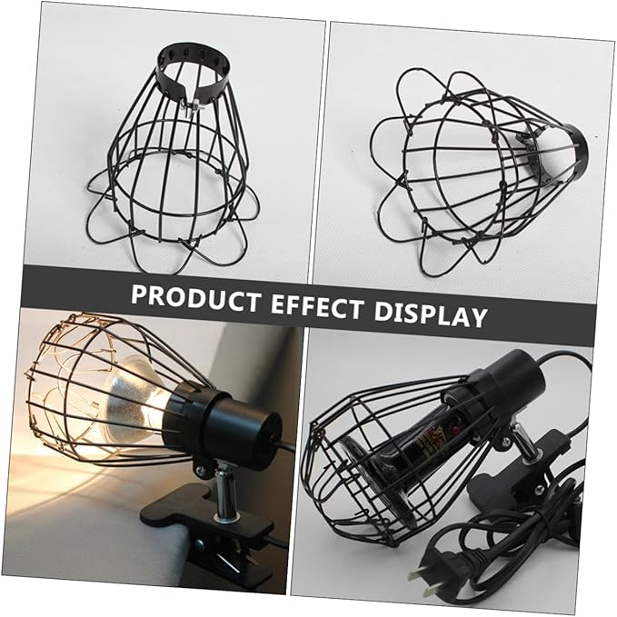 FRCOLOR 3pcs Crawler Box Heating Lamp Scald Shade Insulation Mesh for Reptile Tanks Easy to Install Art Design