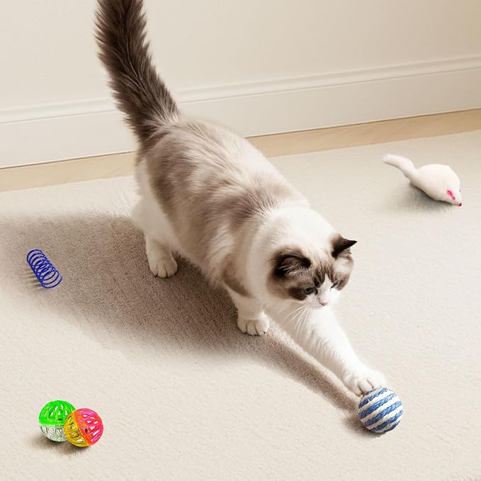 Cat Toys for Indoor Cats, 34 Pack Interactive Cat Toy Set for Kitten - Image 4