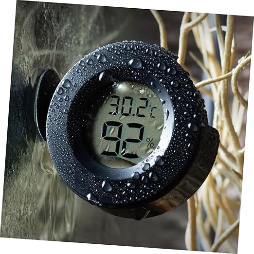 Garneck Reptile Thermometer Digital Hygrometer for Greenhouse Aquarium Babyroom Humidity Gauge Temperature