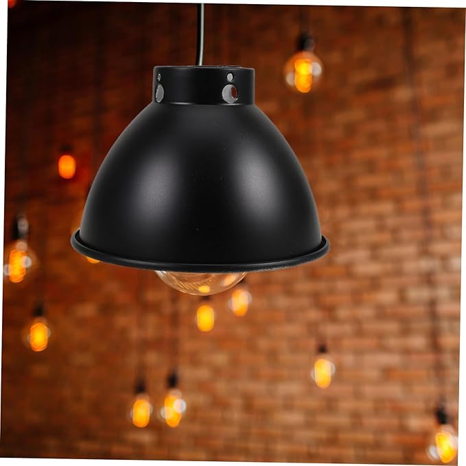 Toyvian Reptile Heat Lamp Guard: 5.5 Inch Dome-Shaped Reflective Cover - Heat-Resistant Reflection Cap for Optimal Habitat Lighting