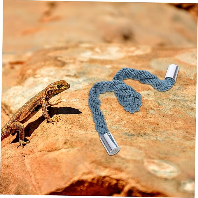VANZACK Crab Reptile Climbing Rope Swing Fun Activity for Bearded Dragons Snakes Lizards